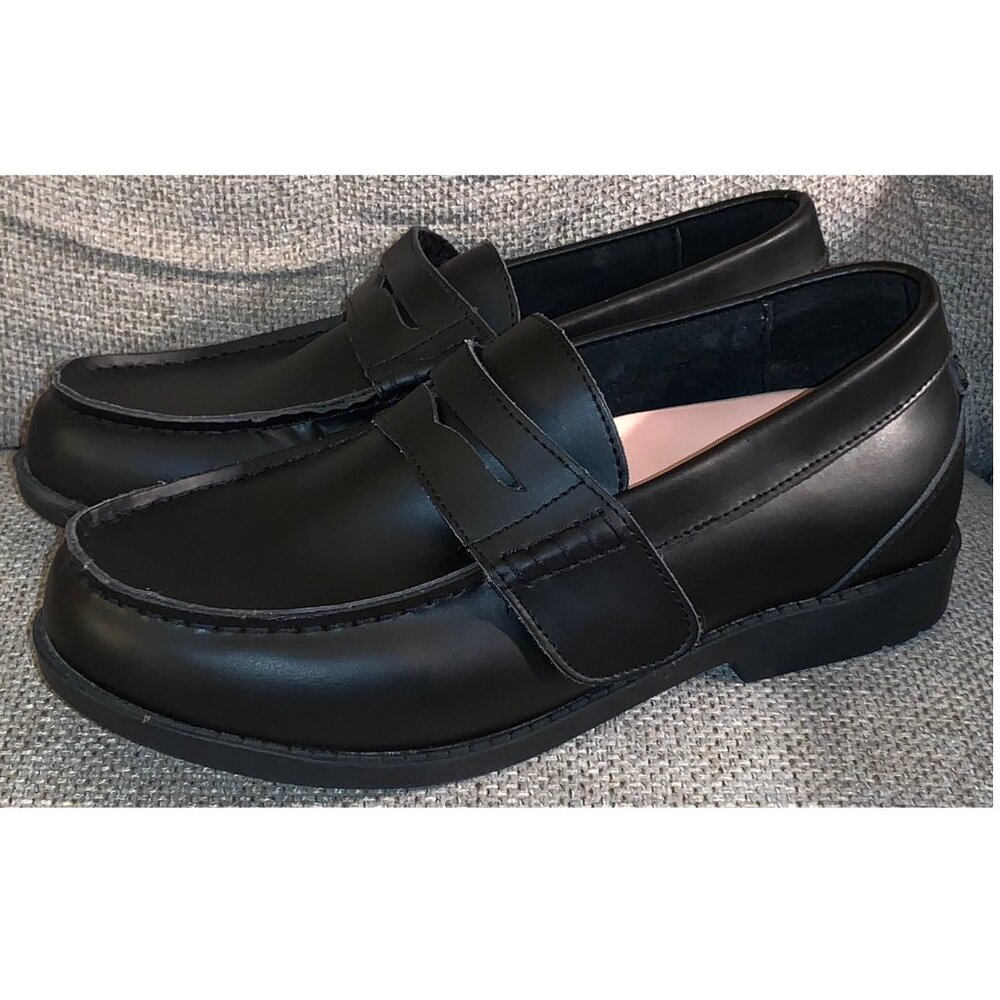 PED-LITE Men's DIABETIC Black Leather COMFORT Therapeutic Strap SHOE SCOTT 9.5M